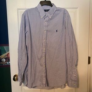 RALPH LAUREN | Men’s Blue & White Button Down